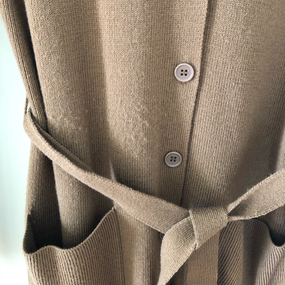 Max Studio Button Down Long Sweater, Size S - image 5